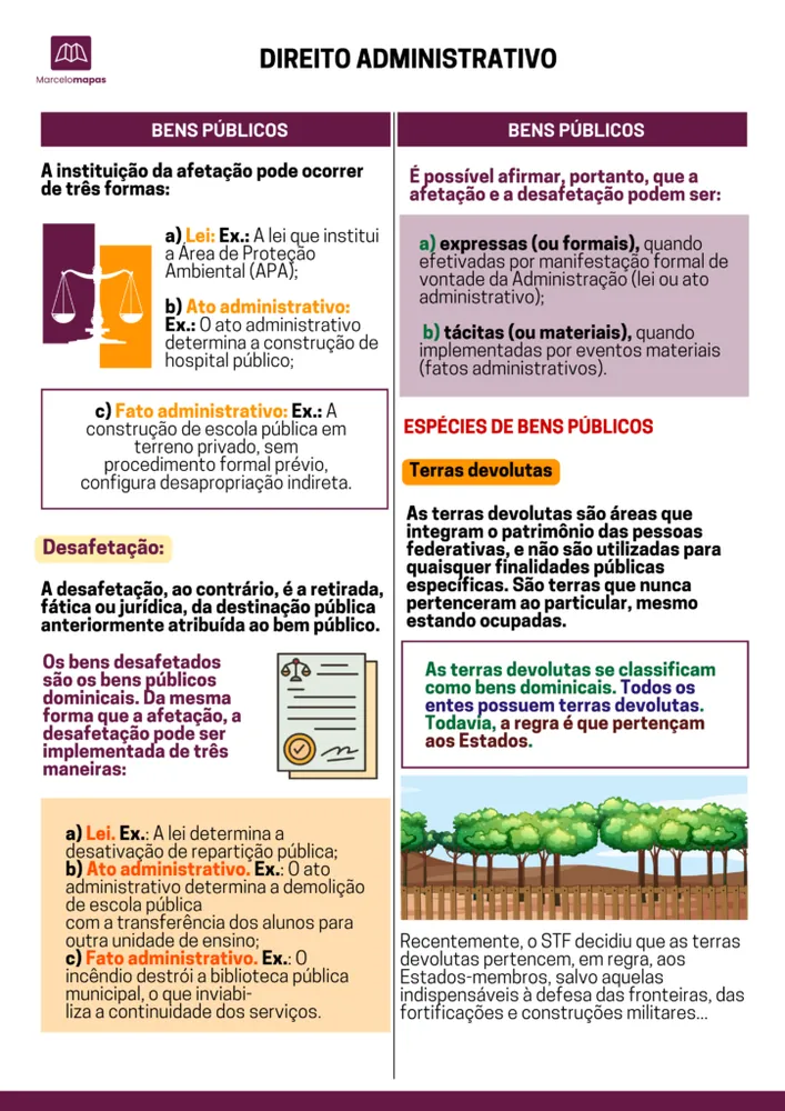 Amostra real do material — Bens Públicos e Desafetação